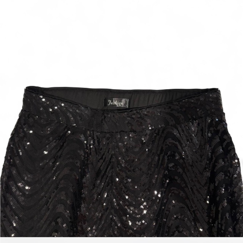 Flared Sequin Pants - image 4